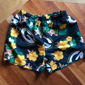 Packers swim trunks